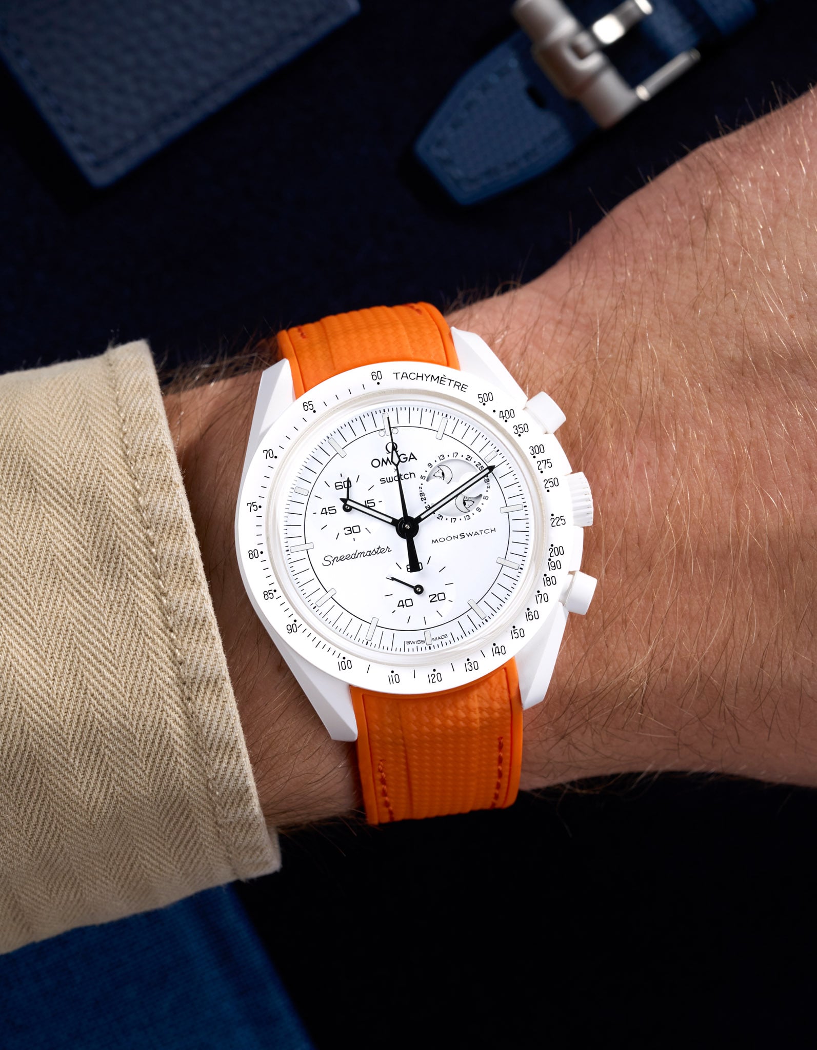 Misión Mønswatch para la fase lunar (pulsera de goma)
