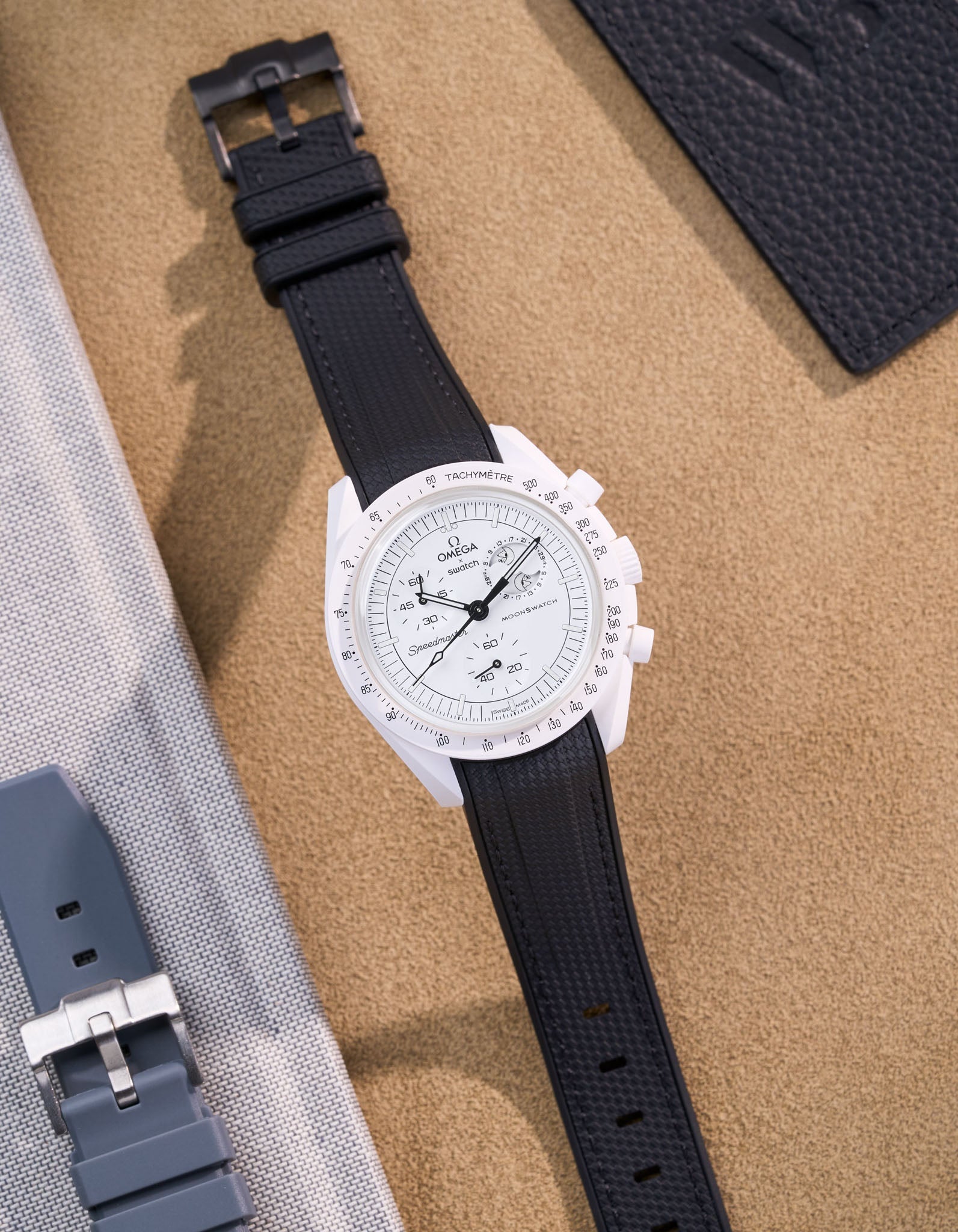 Misión Mønswatch para la fase lunar (pulsera de goma)