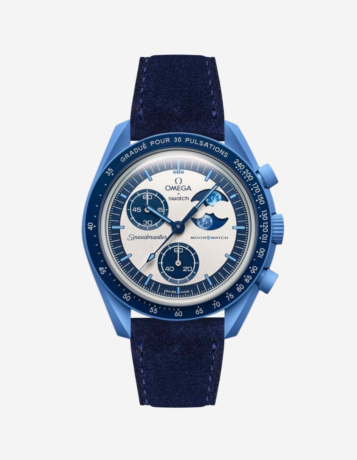 Mission to Super Blue Moonphase (leather bracelet)