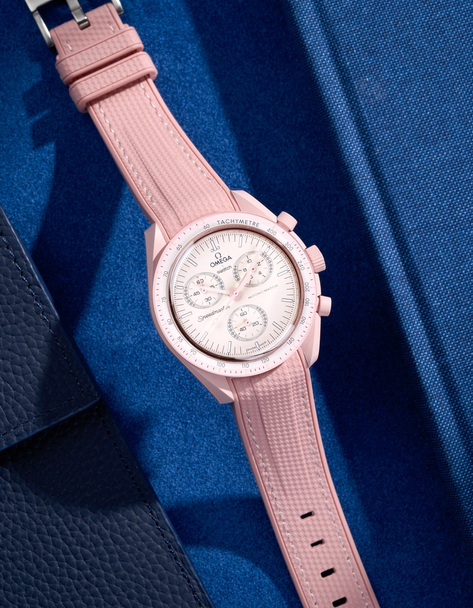 Sangle en caoutchouc vertch incurvé - rose