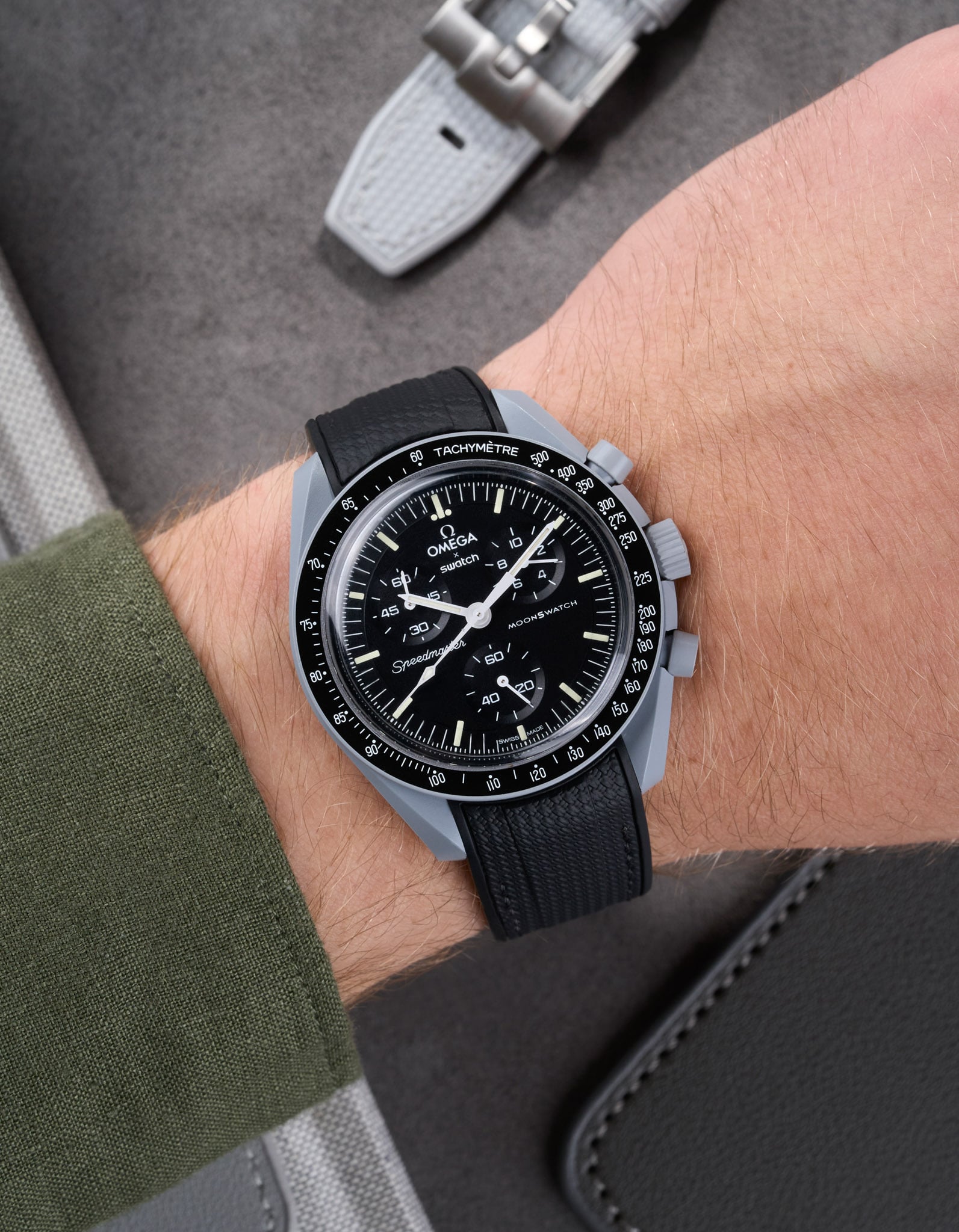 Misión Mønswatch a la luna (pulsera de goma)