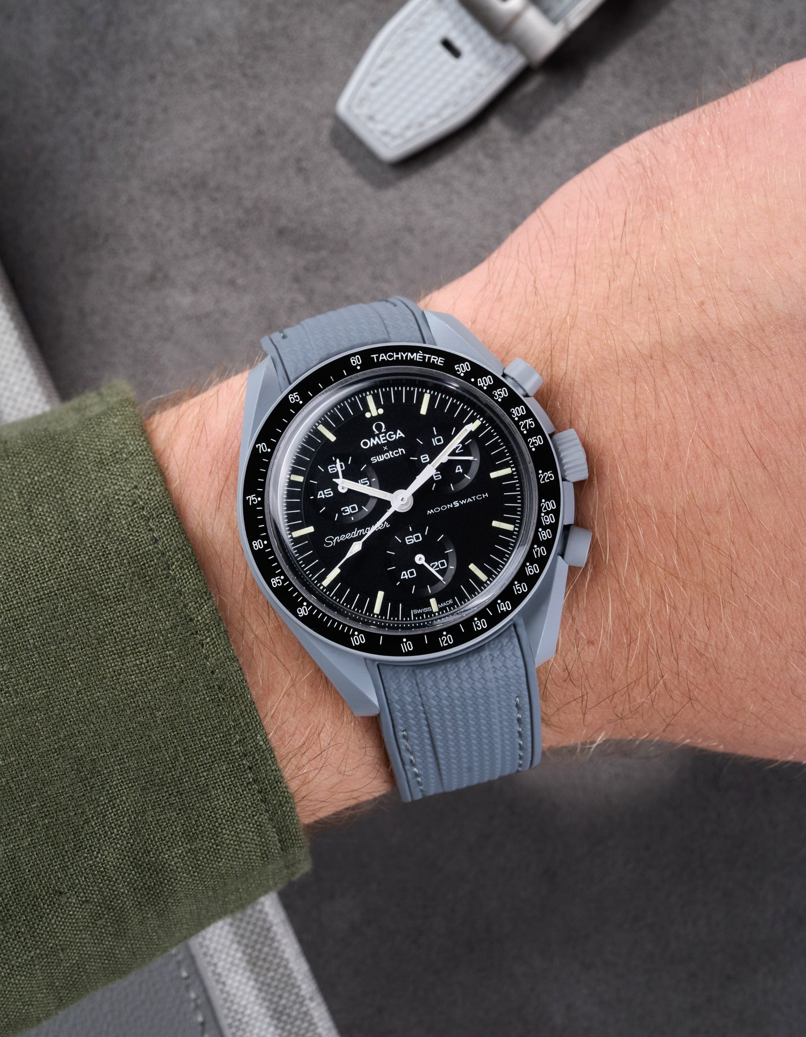 Misión Mønswatch a la luna (pulsera de goma)