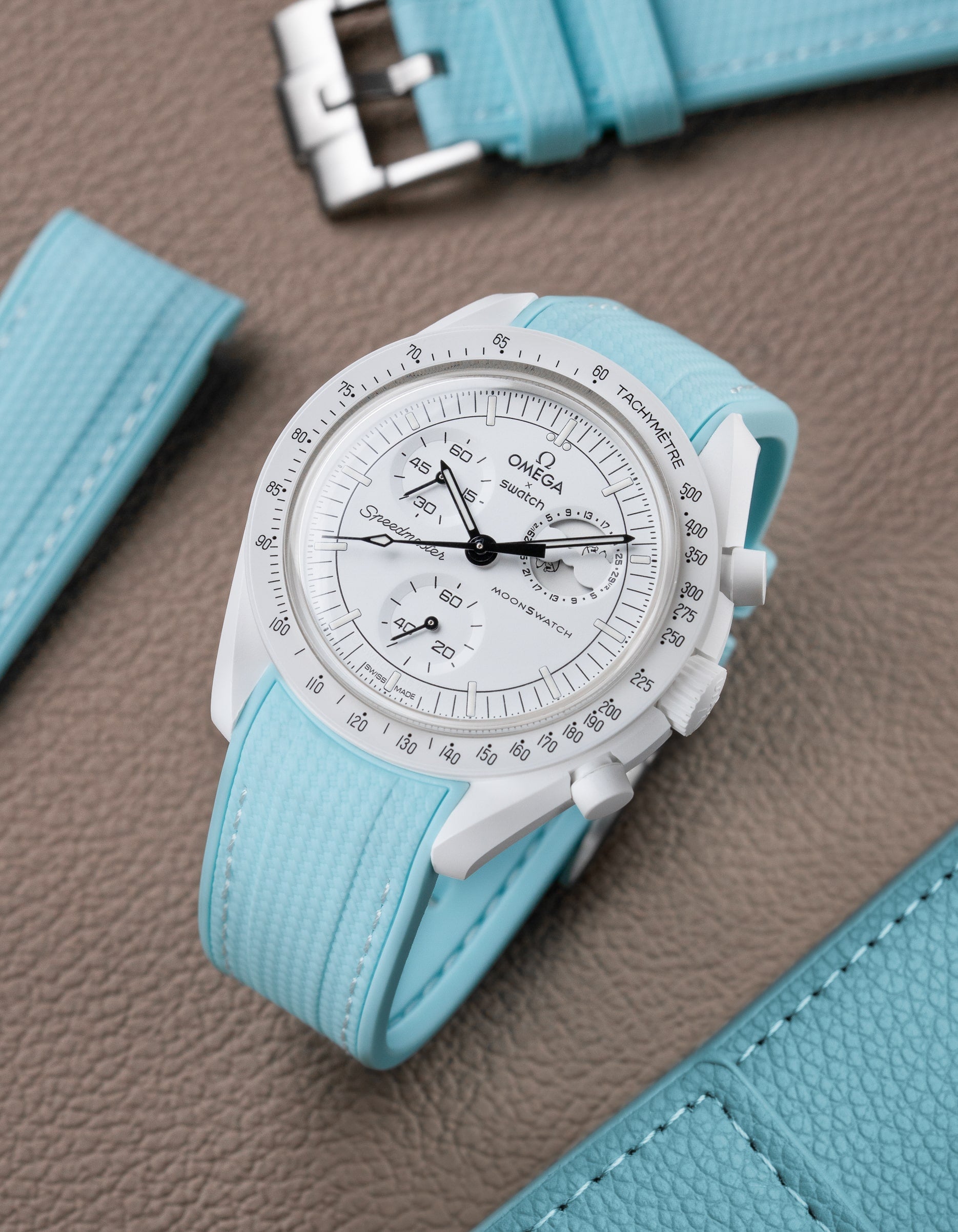 Misión Mønswatch para la fase lunar (pulsera de goma)