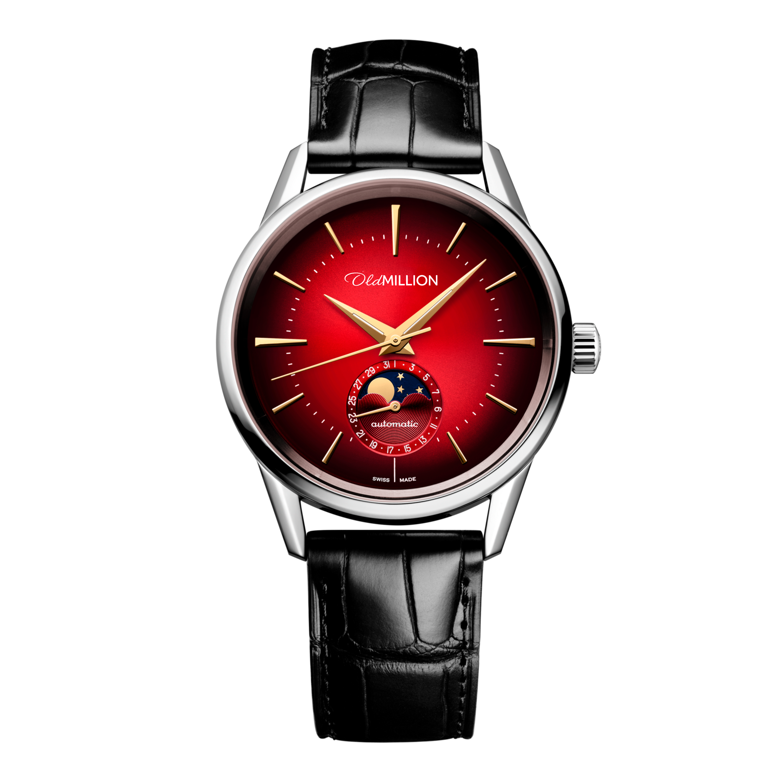 Old Million Heritage Moonphase - Scarlet Blaze 43mm