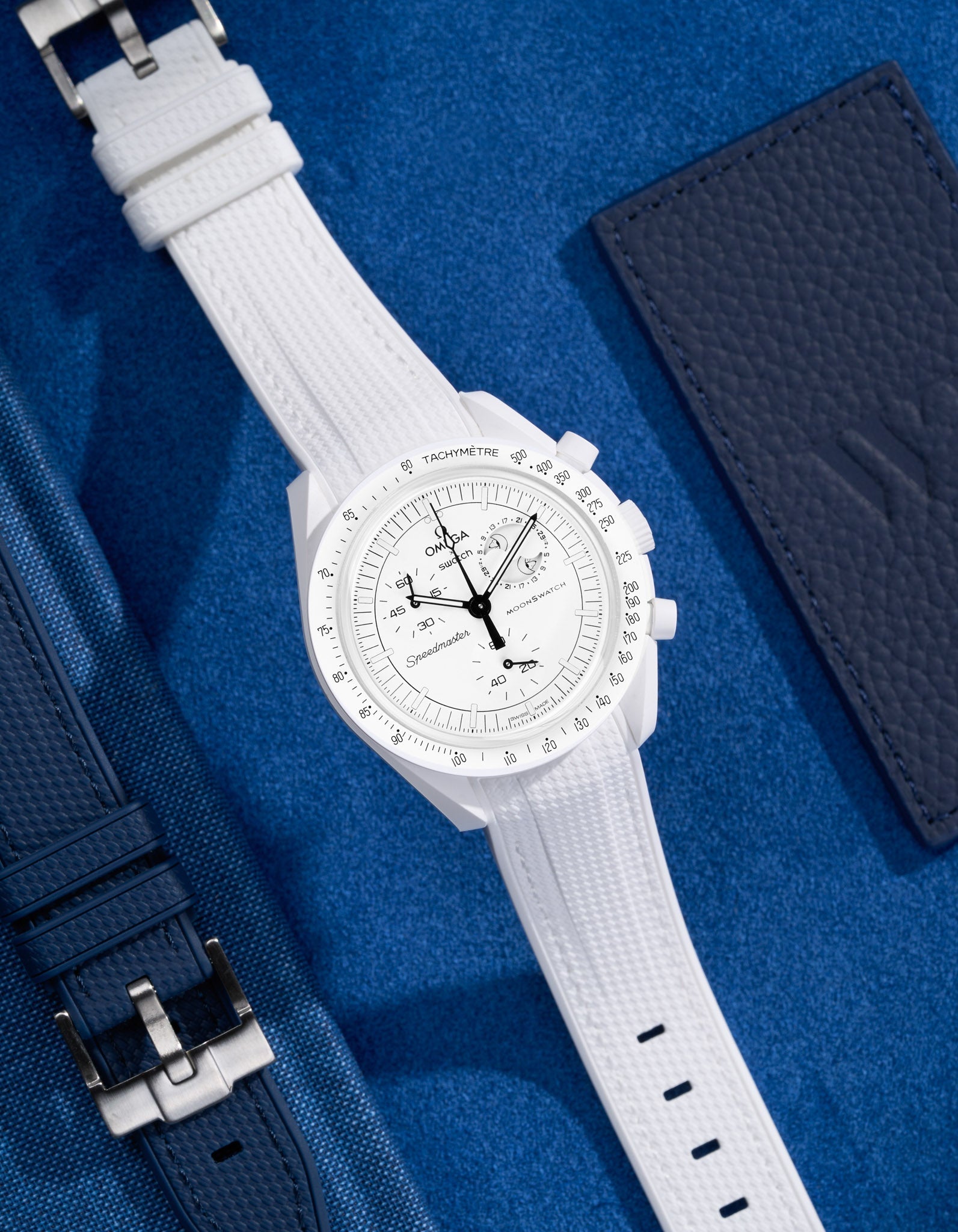 Misión Mønswatch para la fase lunar (pulsera de goma)