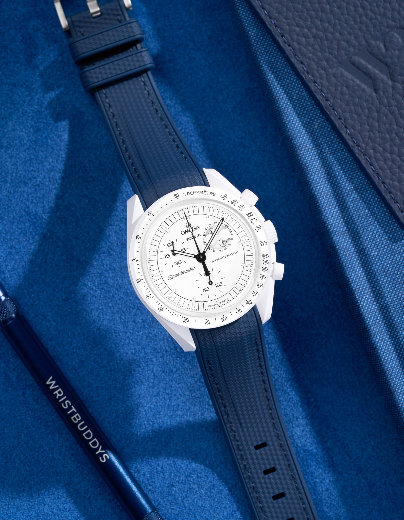 Misión Mønswatch para la fase lunar (pulsera de goma)