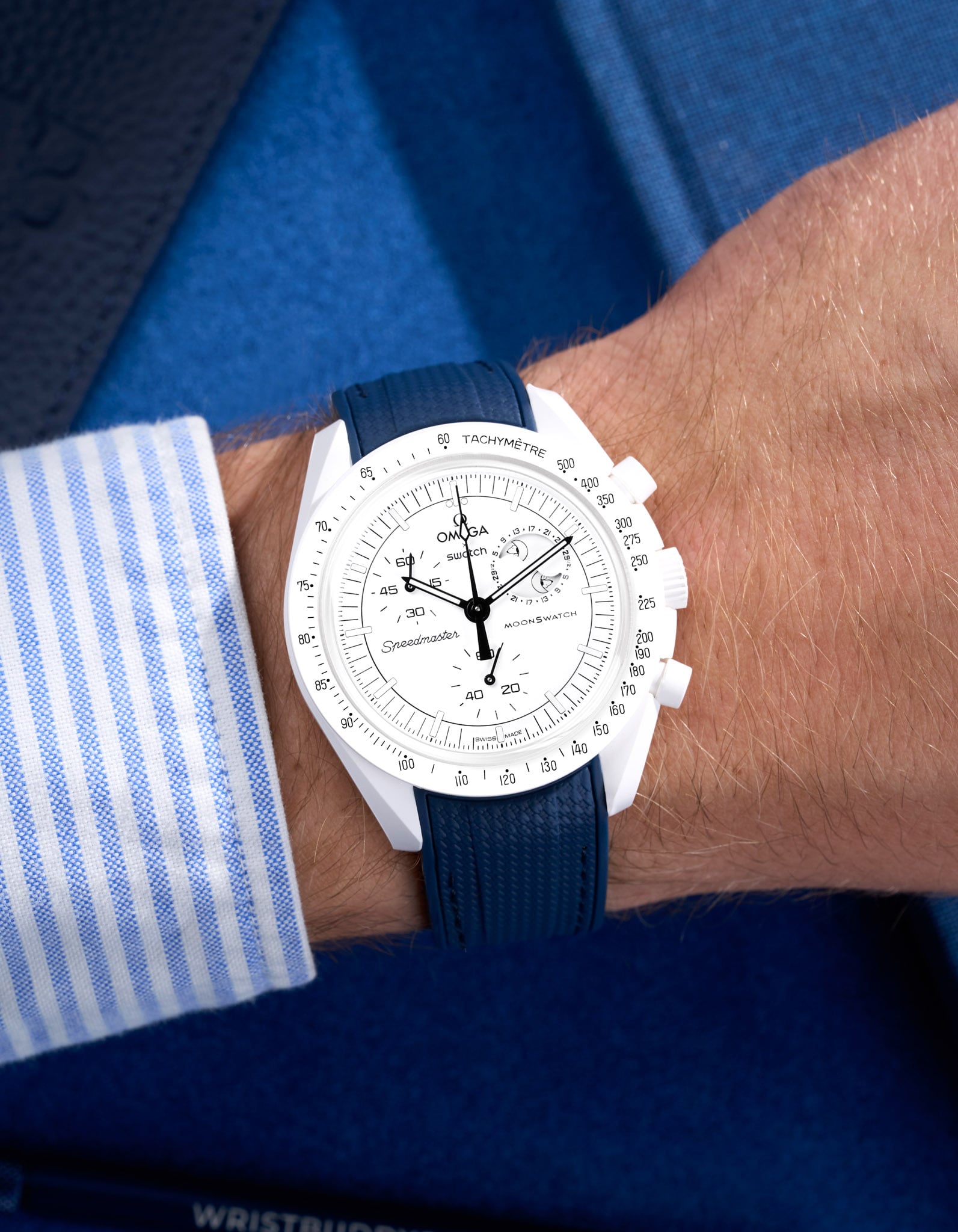 Misión Mønswatch para la fase lunar (pulsera de goma)