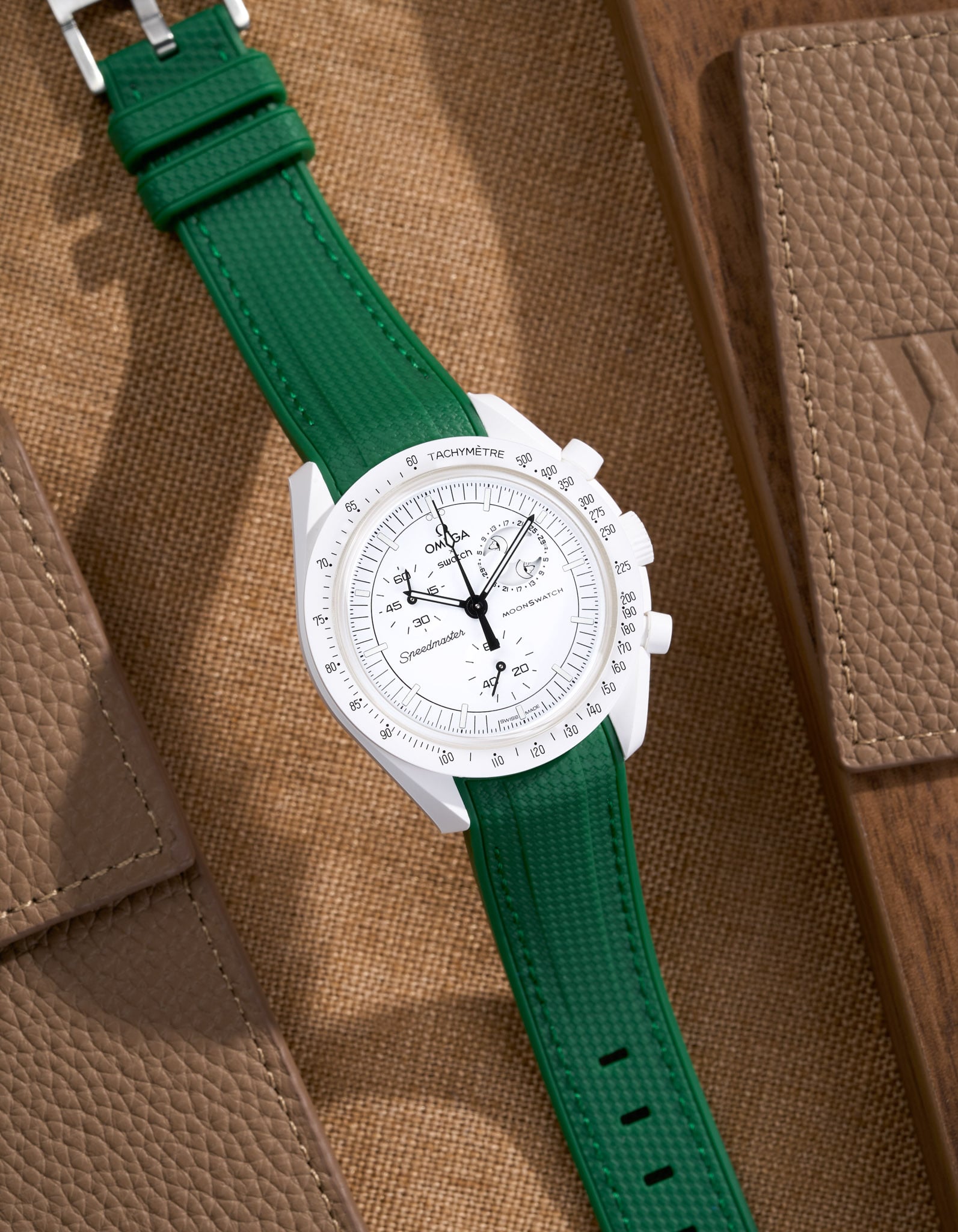 Misión Mønswatch para la fase lunar (pulsera de goma)