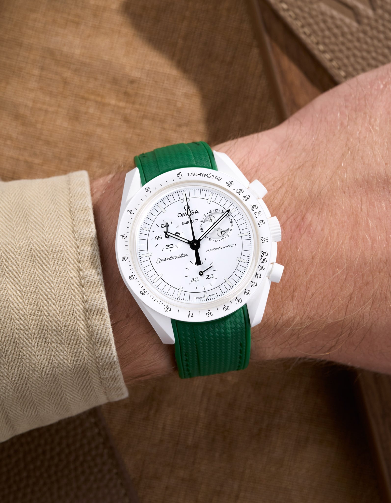 Misión Mønswatch para la fase lunar (pulsera de goma)