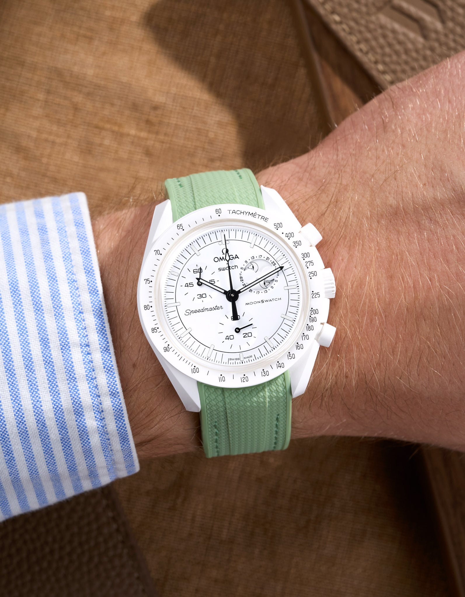 Misión Mønswatch para la fase lunar (pulsera de goma)