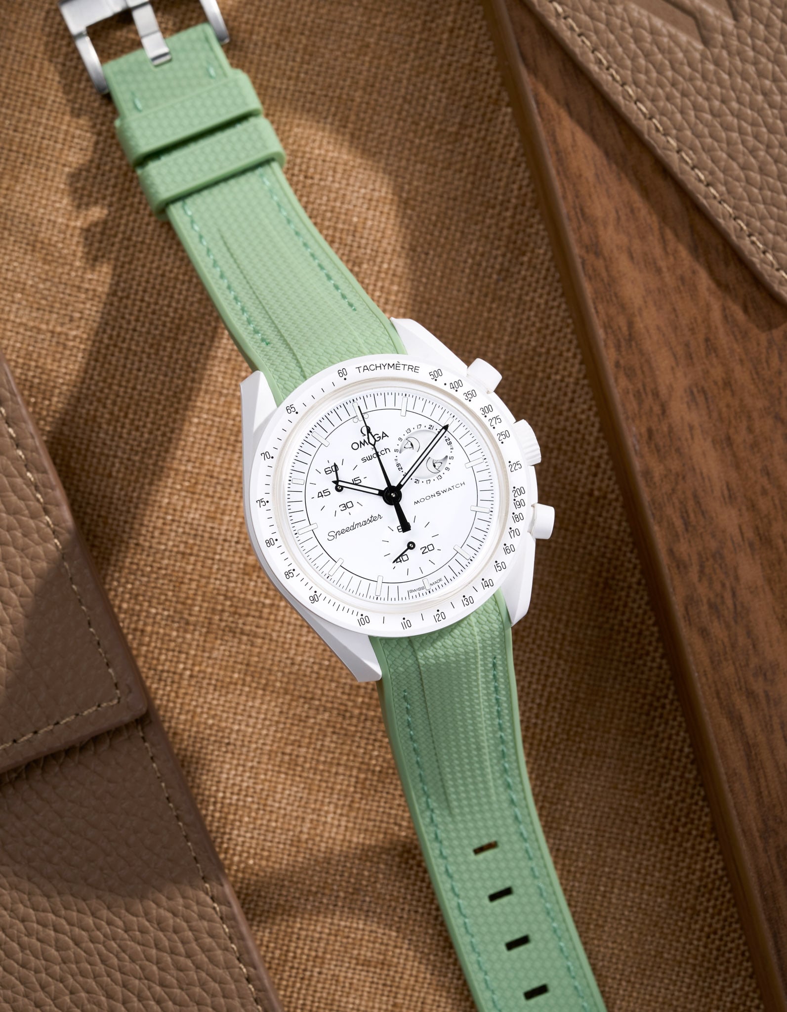Misión Mønswatch para la fase lunar (pulsera de goma)