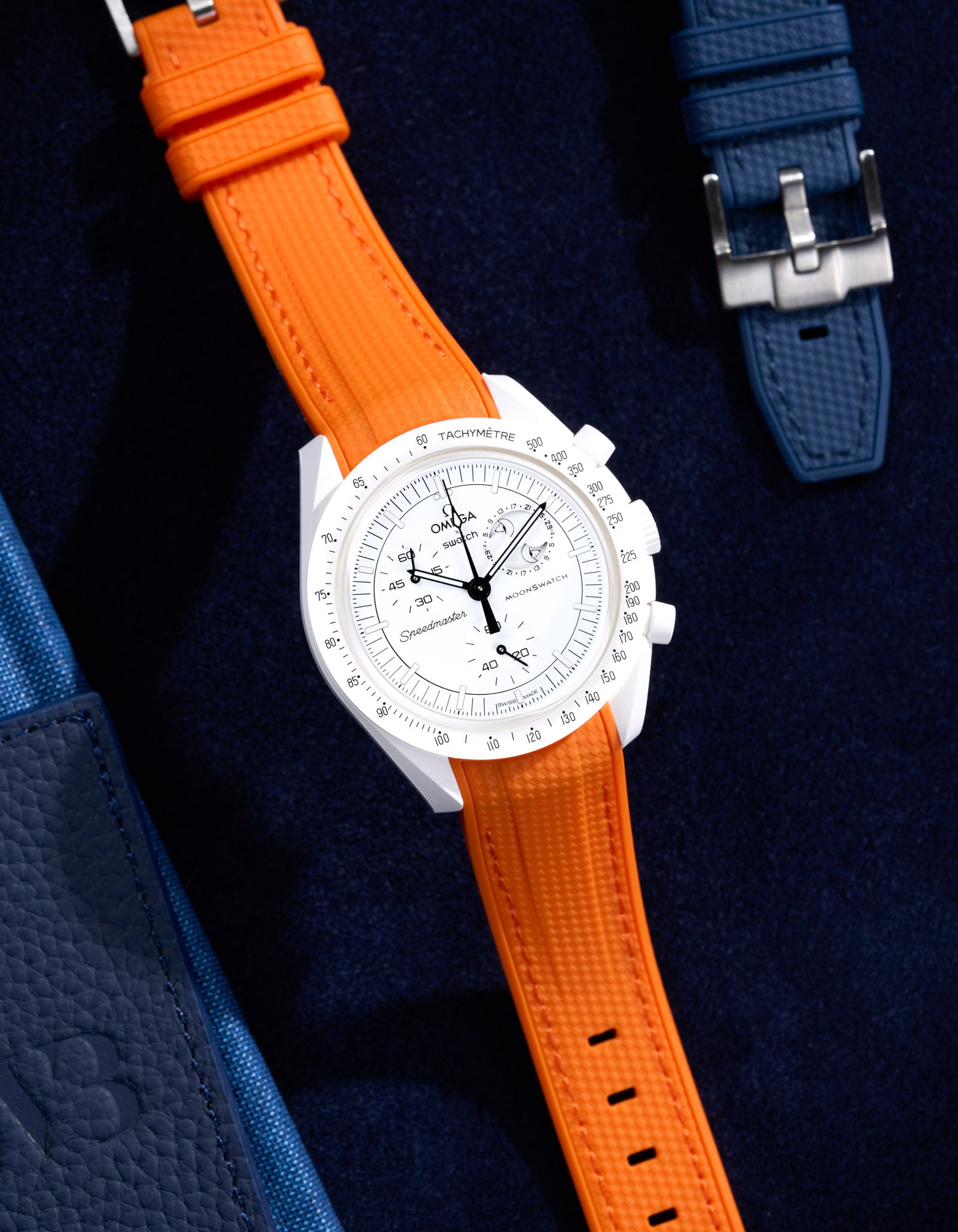 Misión Mønswatch para la fase lunar (pulsera de goma)