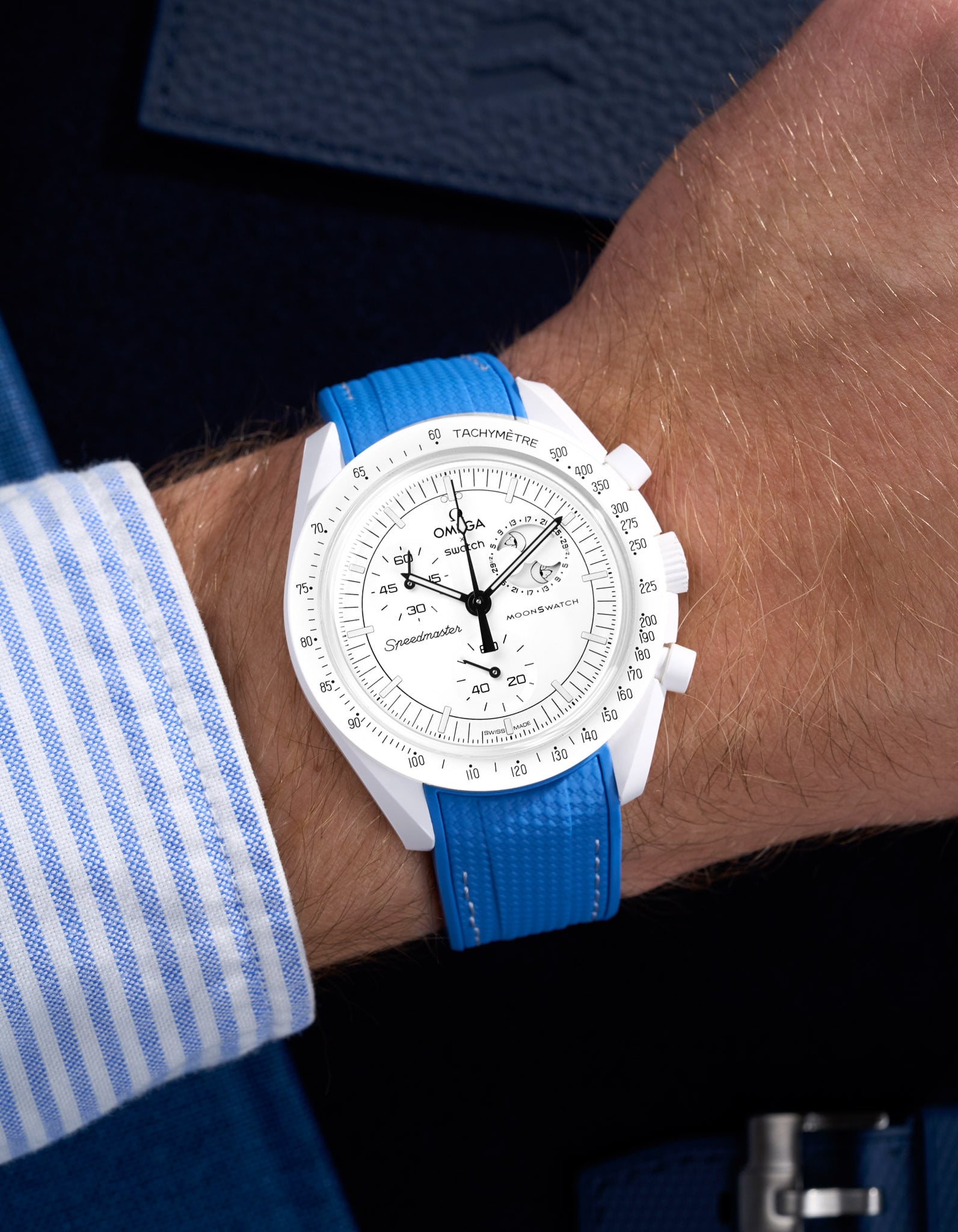 Misión Mønswatch para la fase lunar (pulsera de goma)