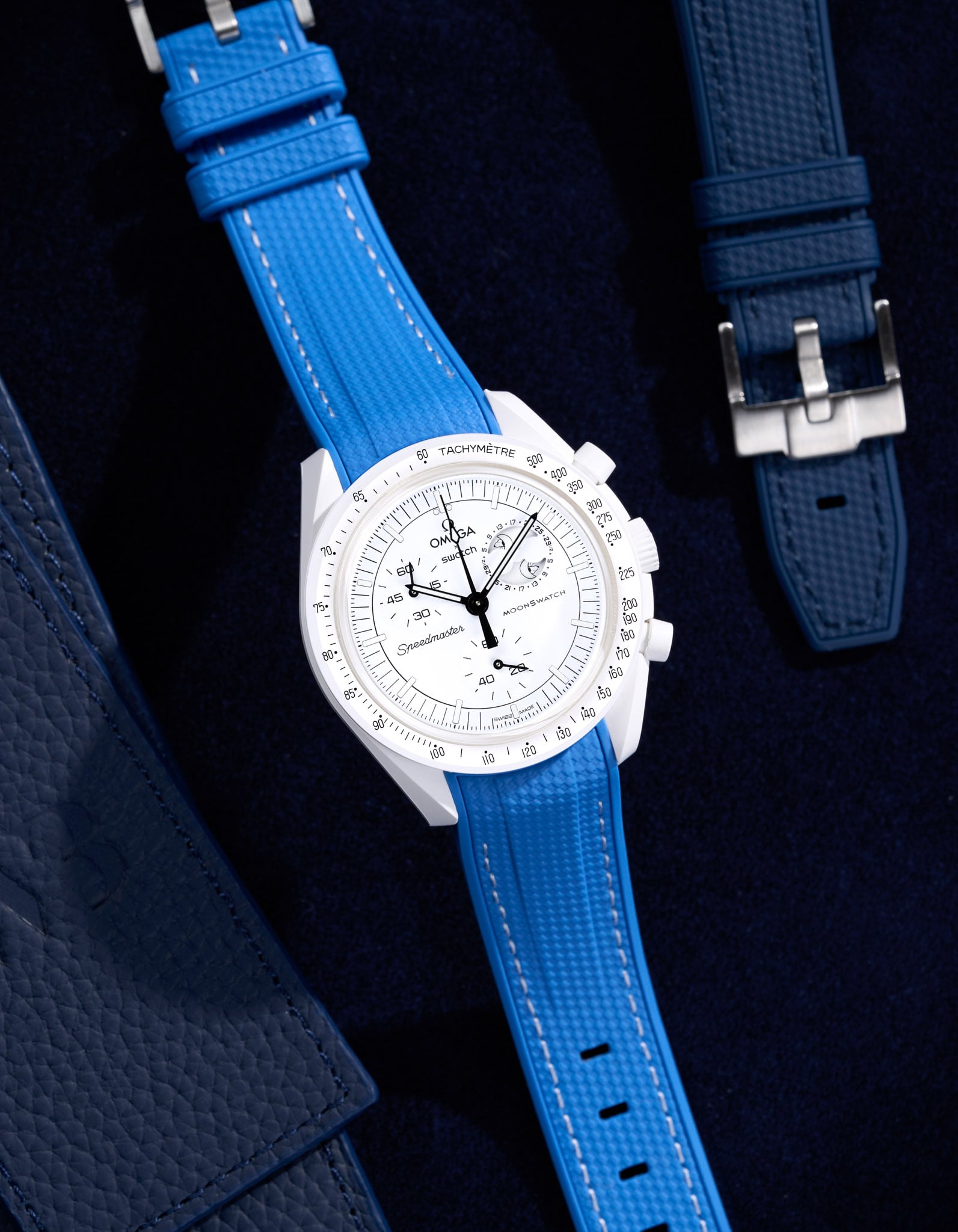 Misión Mønswatch para la fase lunar (pulsera de goma)