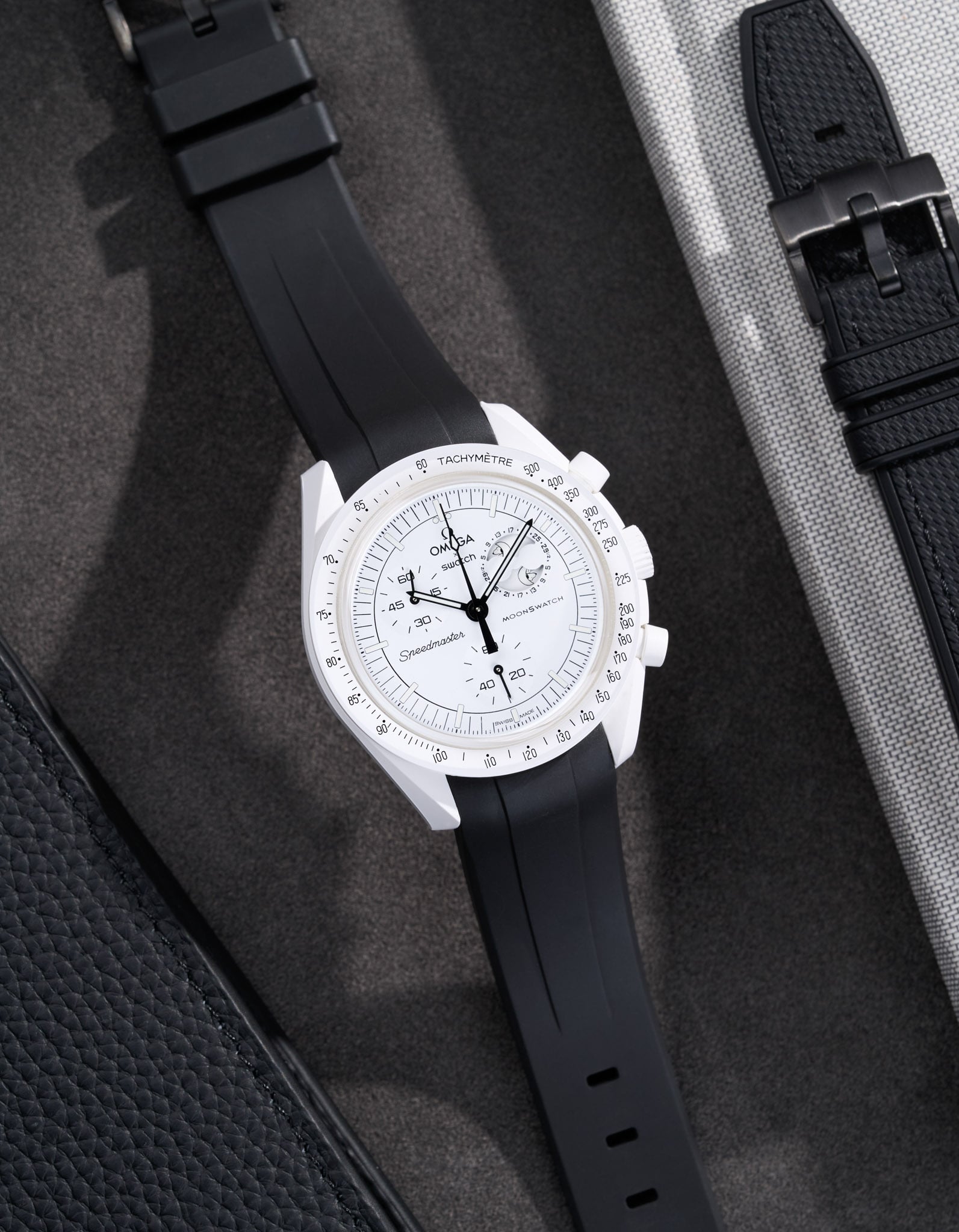 Misión Mønswatch para la fase lunar (pulsera de goma)