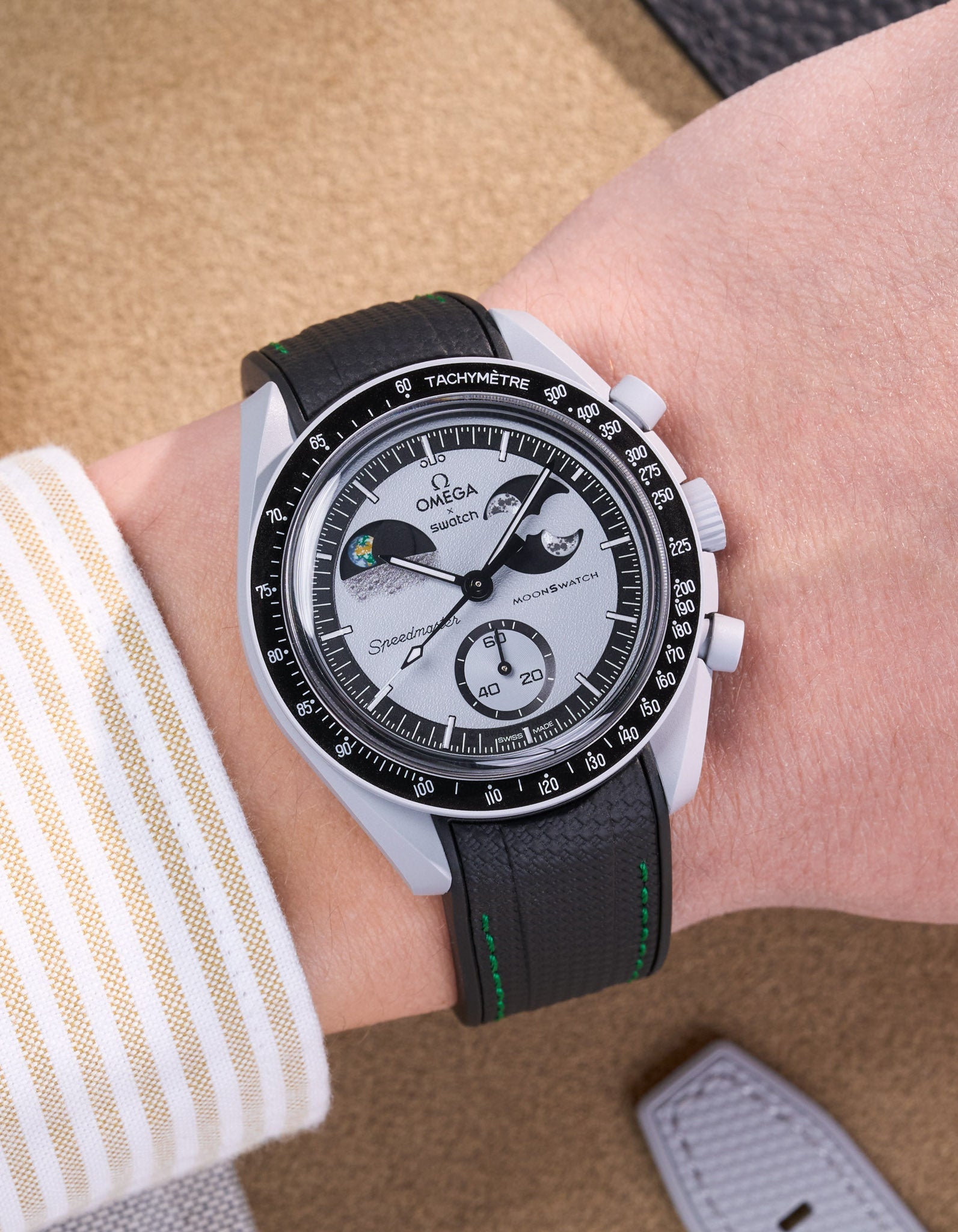 Misión Misión al reloj de la fase terrestre (pulsera de goma)