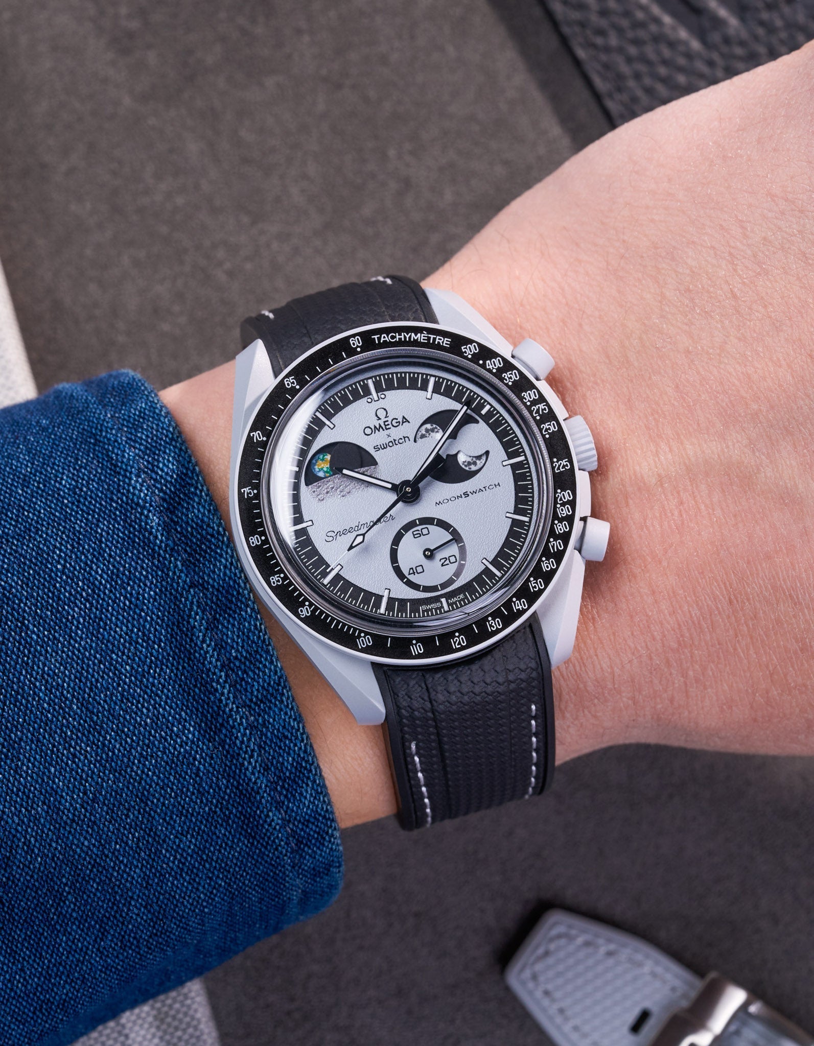 Misión Misión al reloj de la fase terrestre (pulsera de goma)