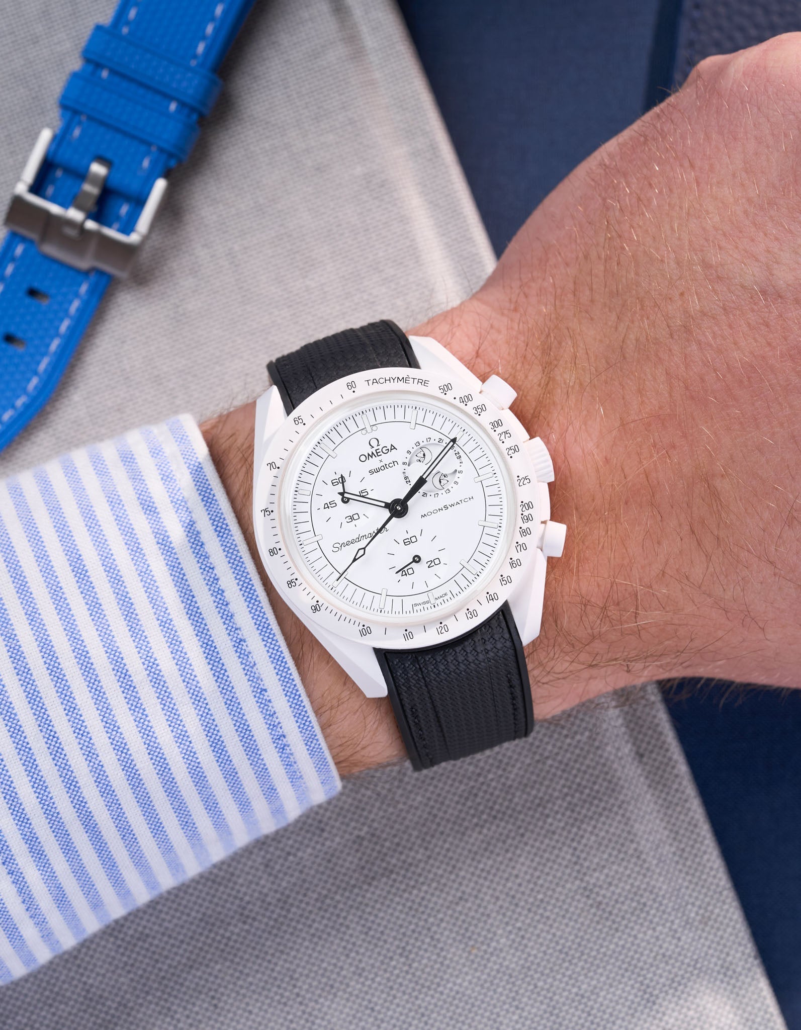 Misión Mønswatch para la fase lunar (pulsera de goma)