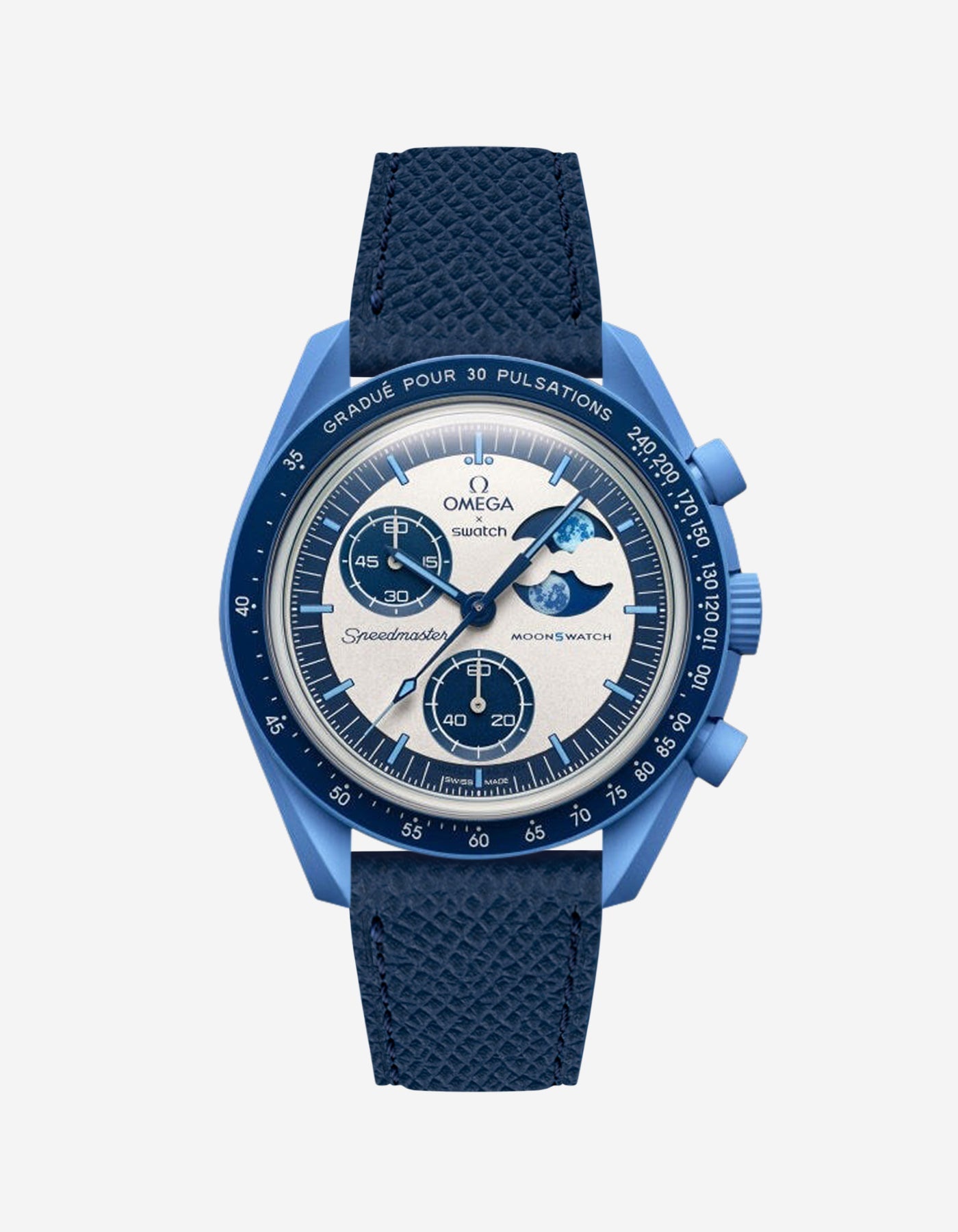Mission to Super Blue Moonphase (leather bracelet)