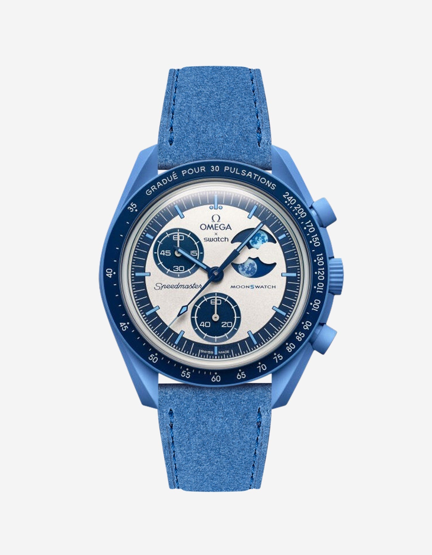 Mission to Super Blue Moonphase (leather bracelet)