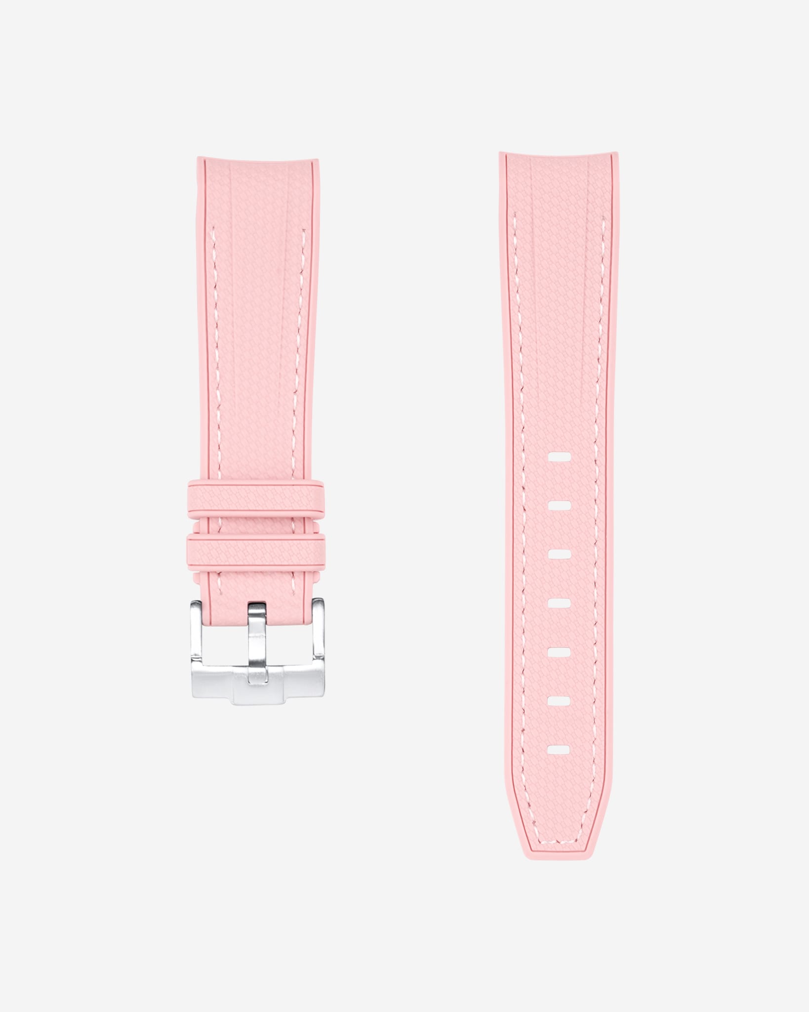 Sangle en caoutchouc vertch incurvé - rose